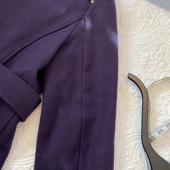 Worthington Pea Coat, Purple, Size PM - Picture 6 of 11